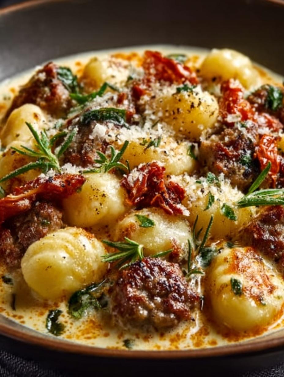 Creamy Italian Sausage Gnocchi: A Comforting Delight - Creamy Italian Sausage Gnocchi - additional detail