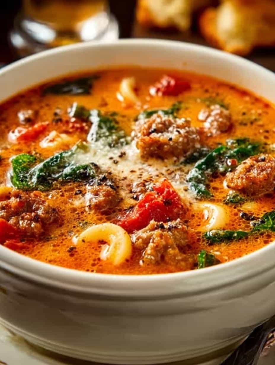 Creamy Italian Sausage Soup: 6 Steps to Comforting Goodness - Creamy Italian Sausage Soup - main visual representation