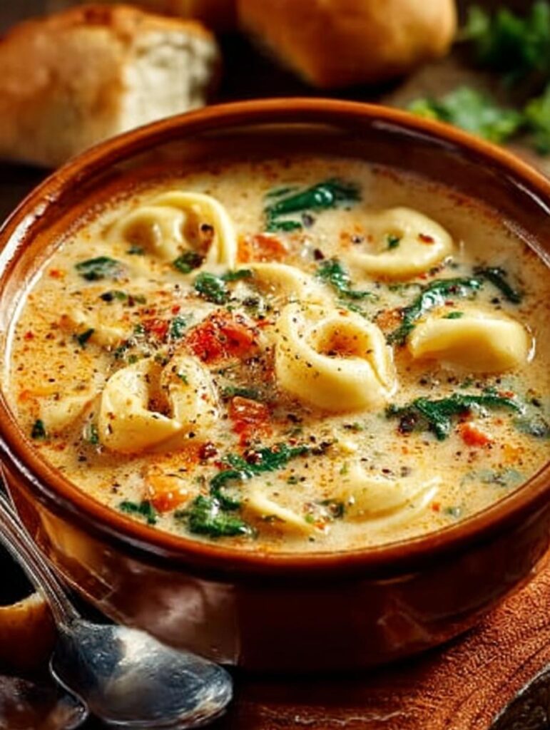 Creamy Tortellini Soup Incredible