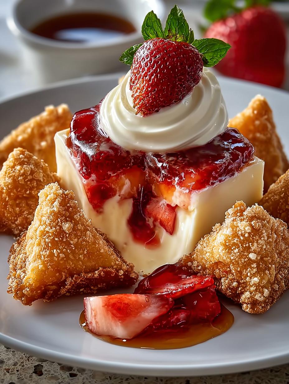 Deep Fried Strawberry Cheesecake: 24 Crispy Delights - Deep Fried Strawberry Cheesecake - main visual representation
