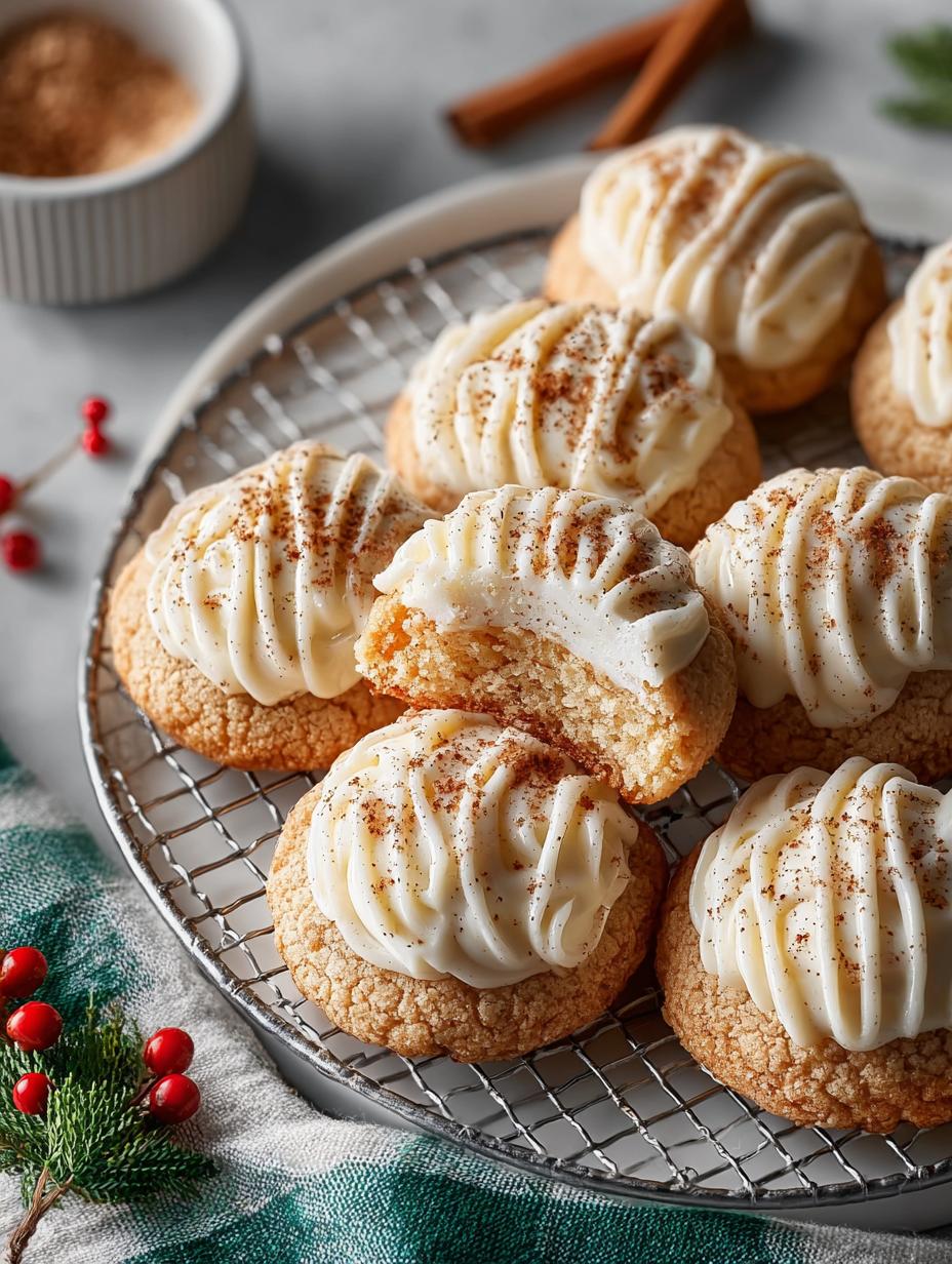 Delicious Eggnog Thumbprint Cookies for the Holidays - Eggnog Thumbprint Cookies - additional detail