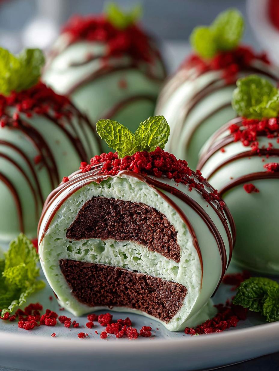 Grinch Oreo Balls: 24 Festive Treats for Christmas - Grinch Oreo Balls - additional detail