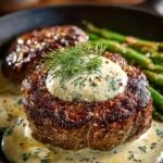 Hamburger Steak Creamy Dill