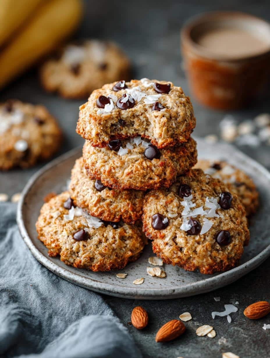 Healthy Breakfast Cookies with Banana and Oats Recipe 3 Healthy Breakfast Cookies with Banana and Oats Recipe - Healthy Breakfast Cookies with - additional detail