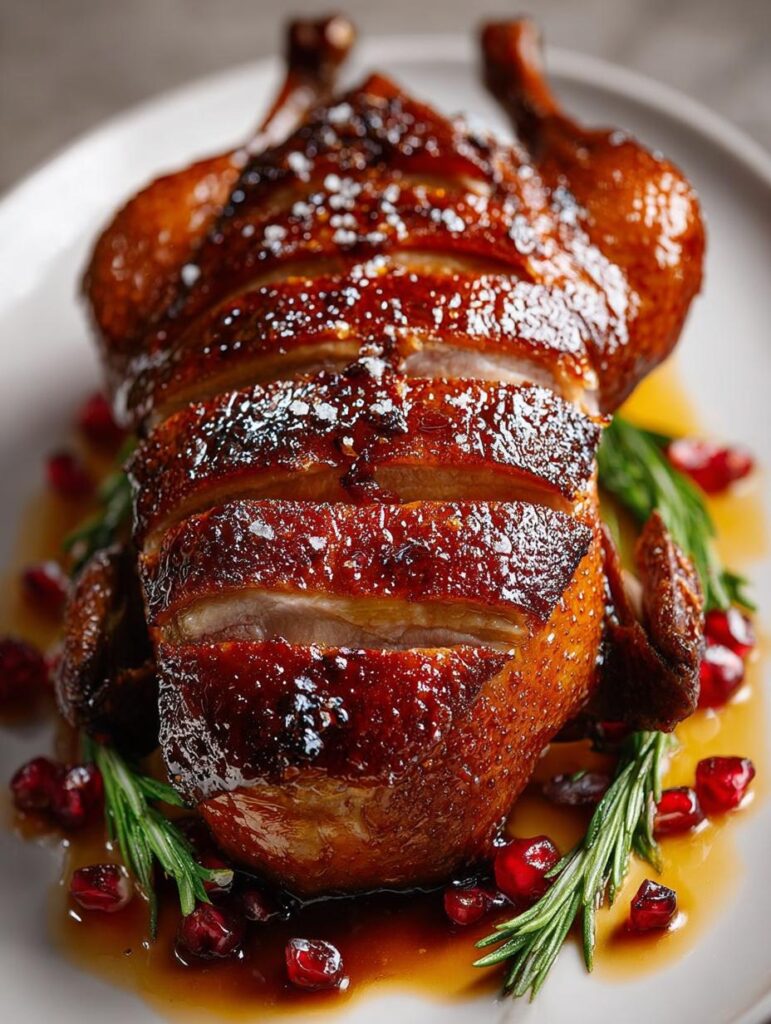 Honey Balsamic Roast Duck