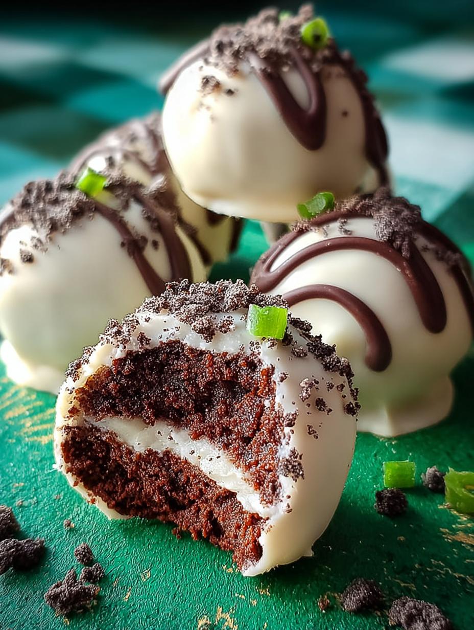 Irish Cream Oreo Truffles