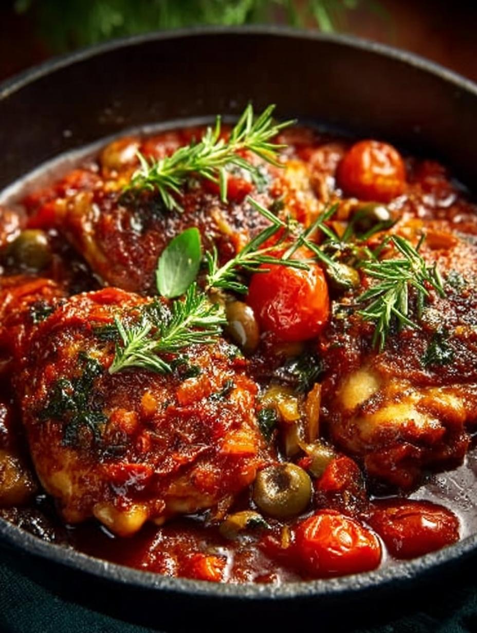 Italian Rustic Chicken Cacciatore