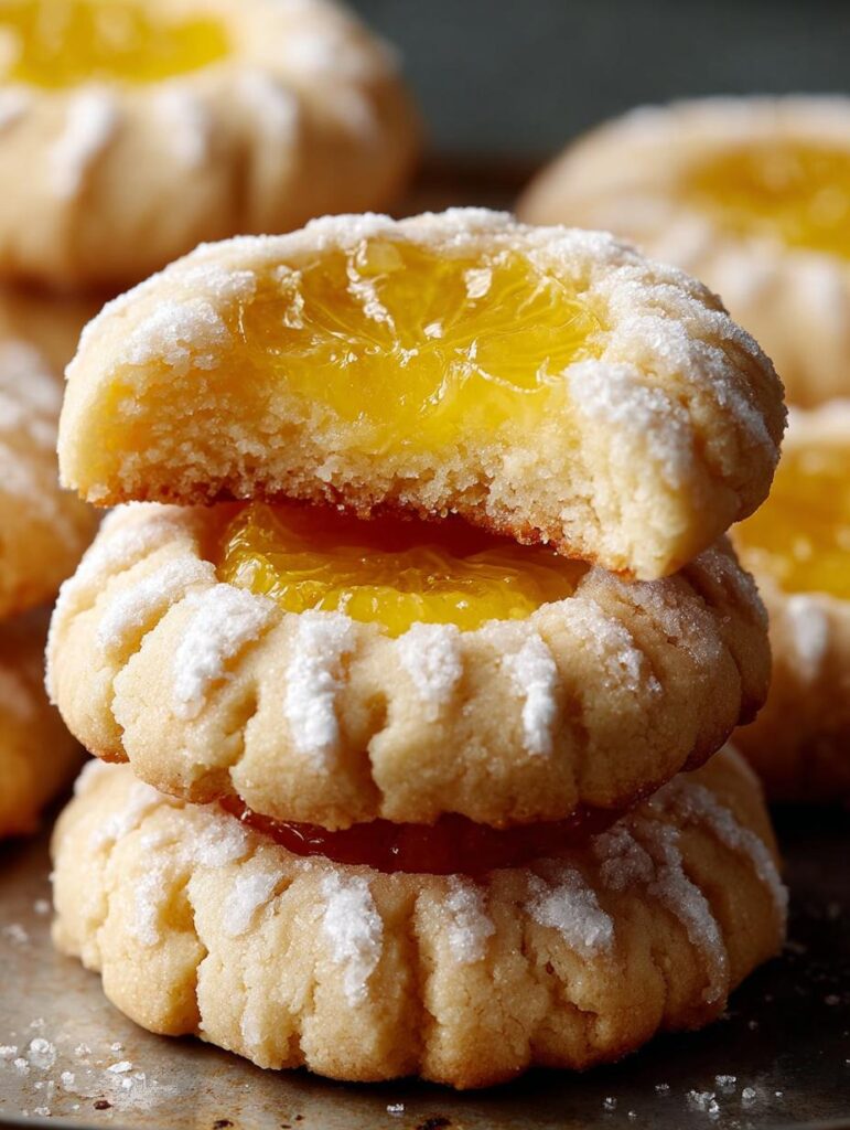 Lemon Thumbprint Cookies Steps