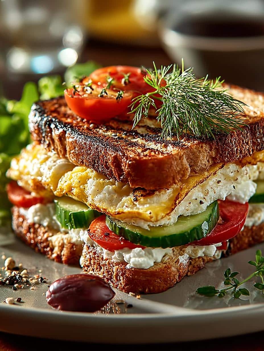 Mediterranean Breakfast Sandwich: 5 Flavorful Variations 2 Mediterranean Breakfast Sandwich: 5 Flavorful Variations - Mediterranean Breakfast Sandwich - main visual representation