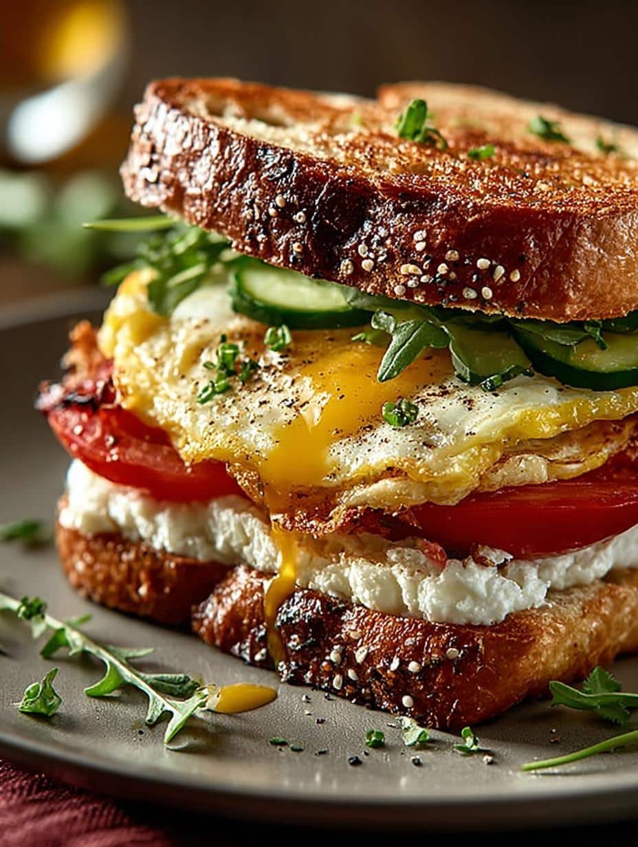 Mediterranean Breakfast Sandwich: 5 Flavorful Variations 3 Mediterranean Breakfast Sandwich: 5 Flavorful Variations - Mediterranean Breakfast Sandwich - additional detail