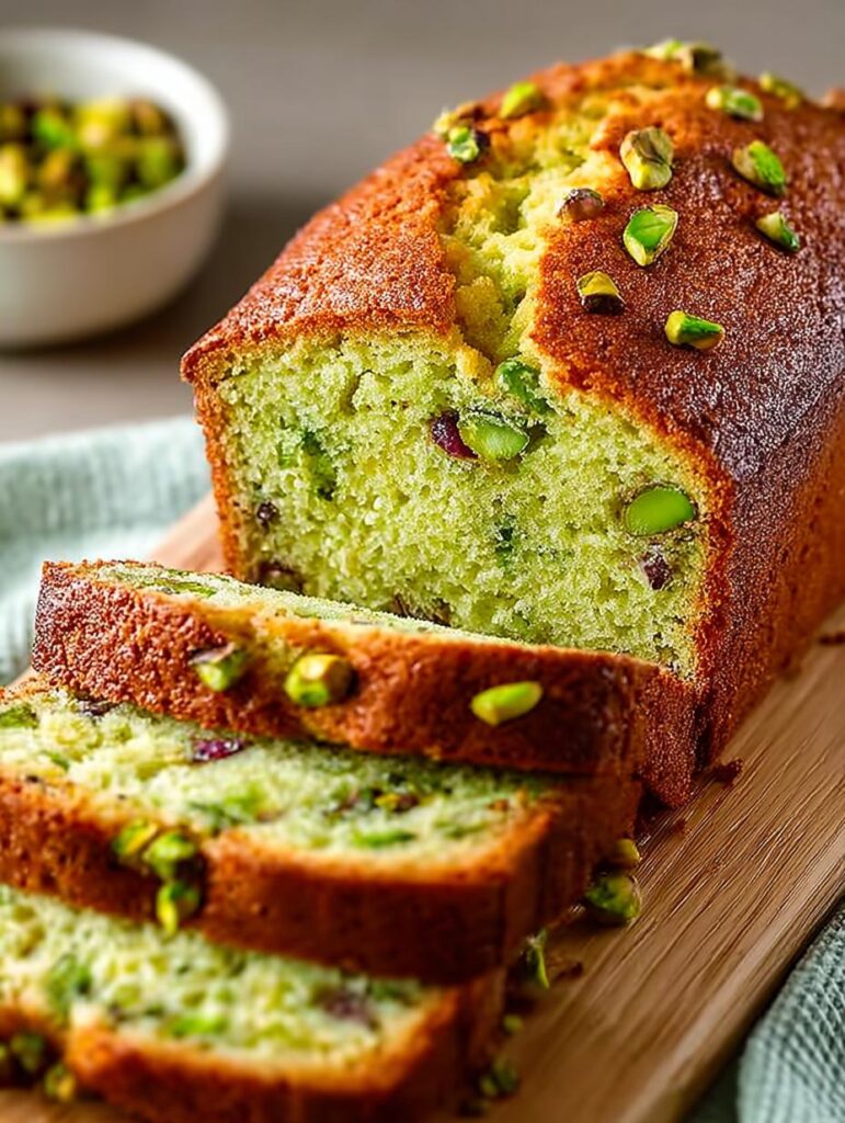 Moist Pistachio Bread