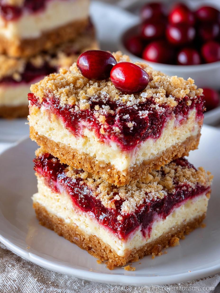 Best Oatmeal Cranberry Cheesecake Bars You'll Love - Oatmeal Cranberry Cheesecake Bars - main visual representation