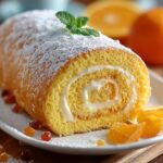 Orange Swiss Roll Cake