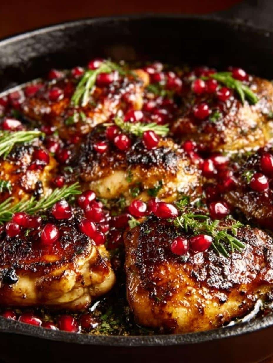 Pomegranate Skillet Chicken Incredible: 5 Amazing Steps 3 Pomegranate Skillet Chicken Incredible: 5 Amazing Steps - Pomegranate Skillet Chicken Incredible - additional detail