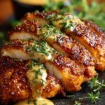 Pretzel Chicken with Mustard