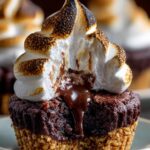 Smores Brownie Cupcakes