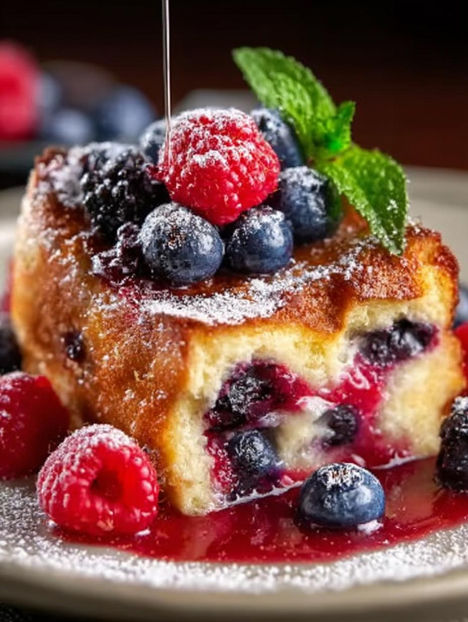 Very Berry Bread Pudding: 5 Reasons to Love This Desserts - Very Berry Bread Pudding - additional detail