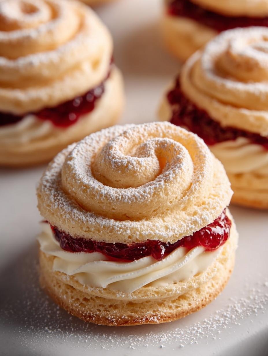 Viennese Whirls with Jam: 12 Irresistible Delights - Viennese Whirls with Jam - main visual representation
