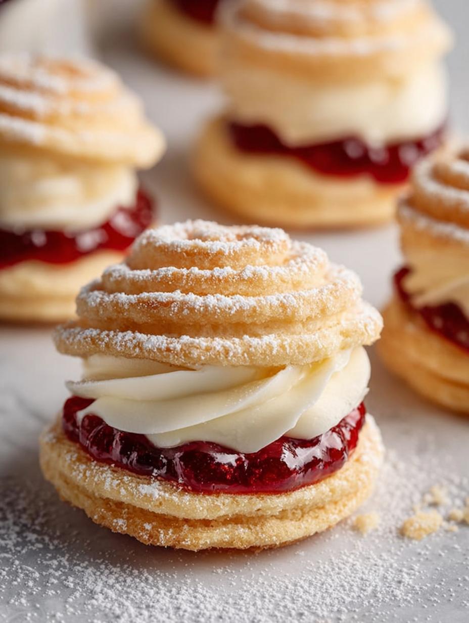 Viennese Whirls with Jam: 12 Irresistible Delights - Viennese Whirls with Jam - additional detail