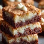 White Chocolate Brownies Fudgy