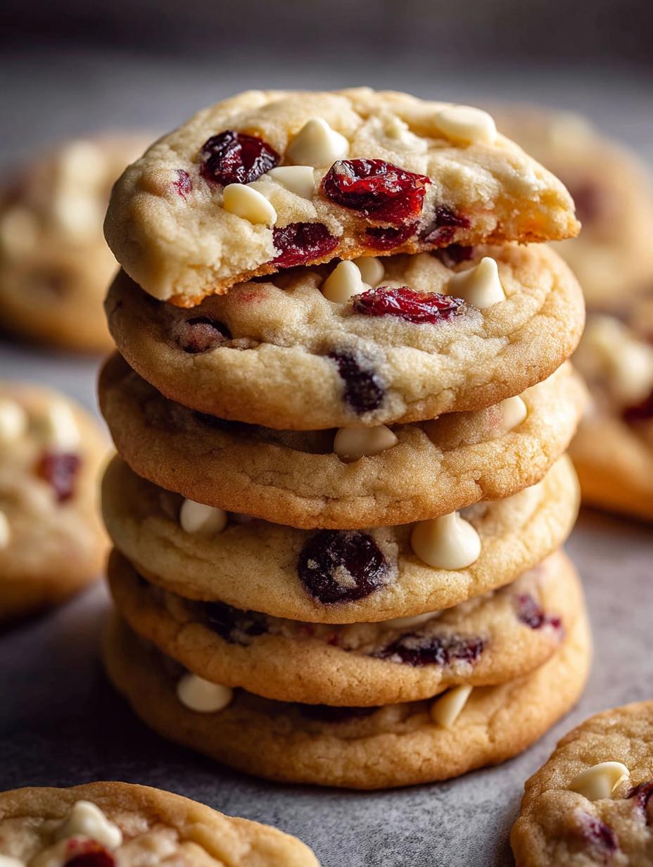 White Chocolate Cranberry Cookies: 7 Irresistible Variations - White Chocolate Cranberry Cookies - additional detail