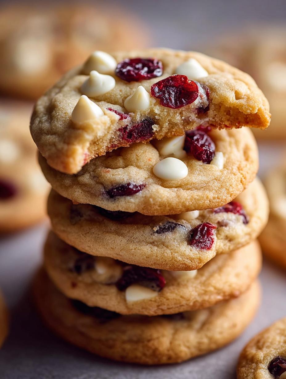 White Chocolate Cranberry Cookies
