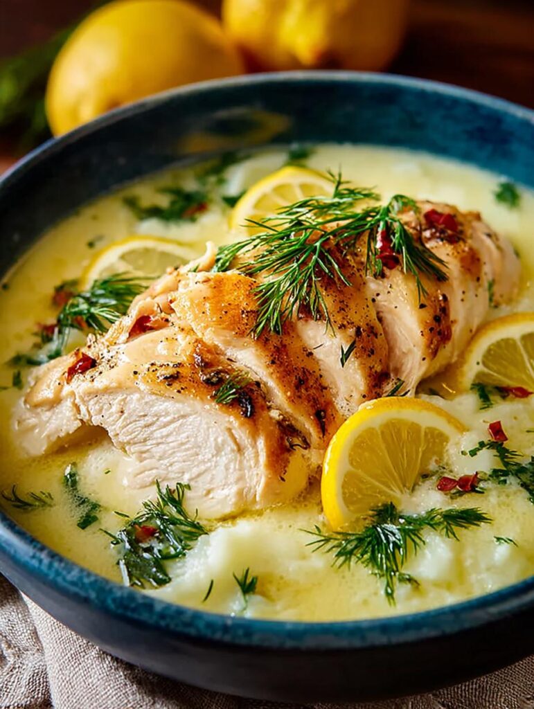 Avgolemono Greek Lemon Chicken