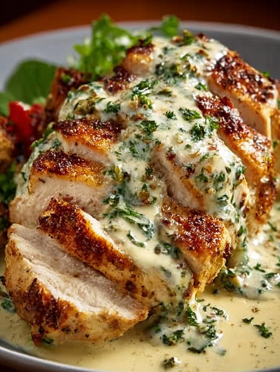Baked Caesar Chicken with