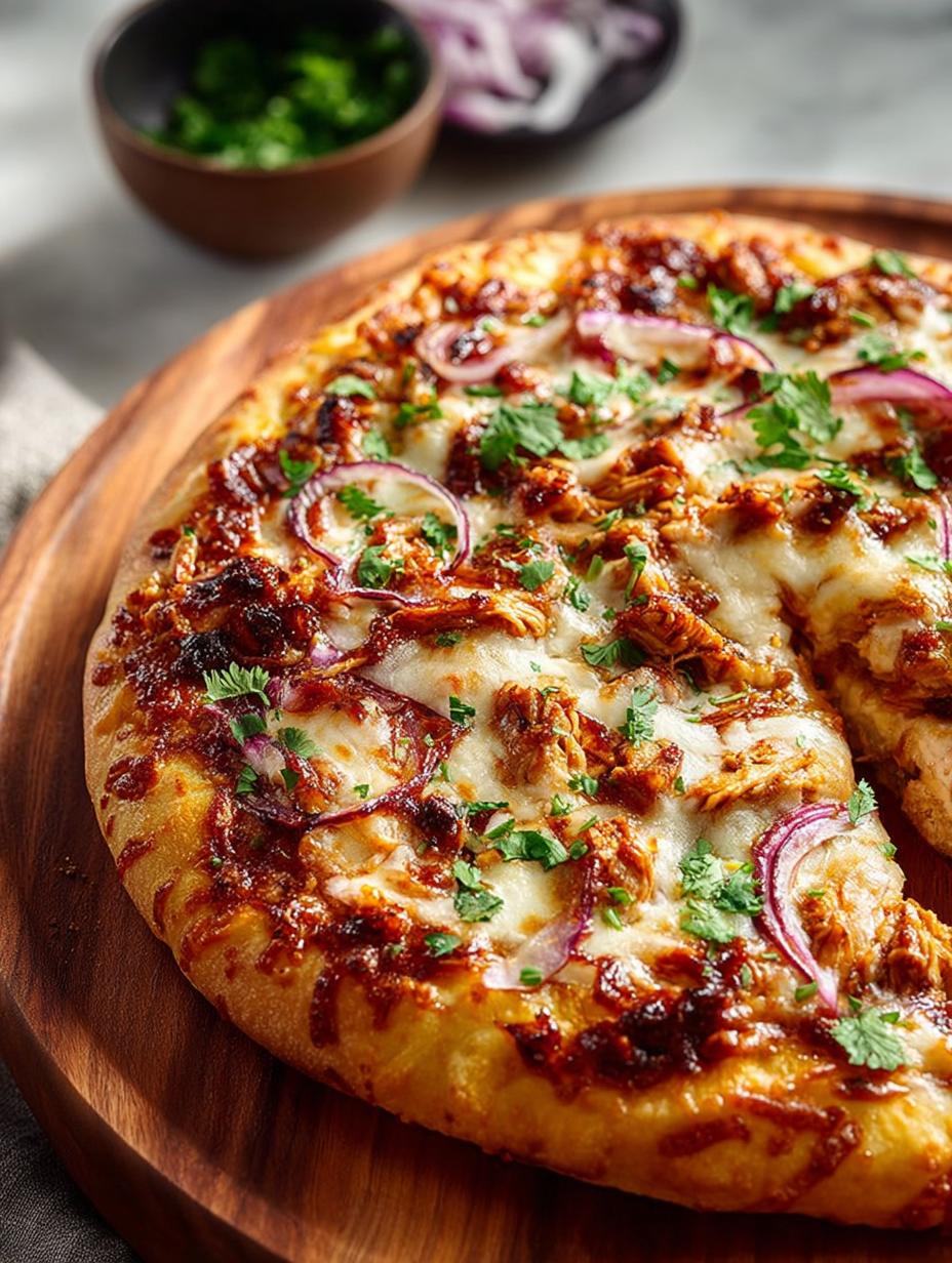 Bbq Chicken Pizza with Smoked Gouda: A Flavor Sensation - Bbq Chicken Pizza with - main visual representation