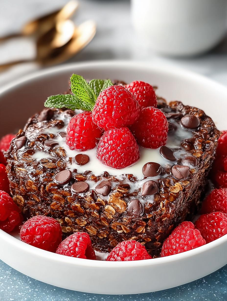 Brownie Baked Oatmeal