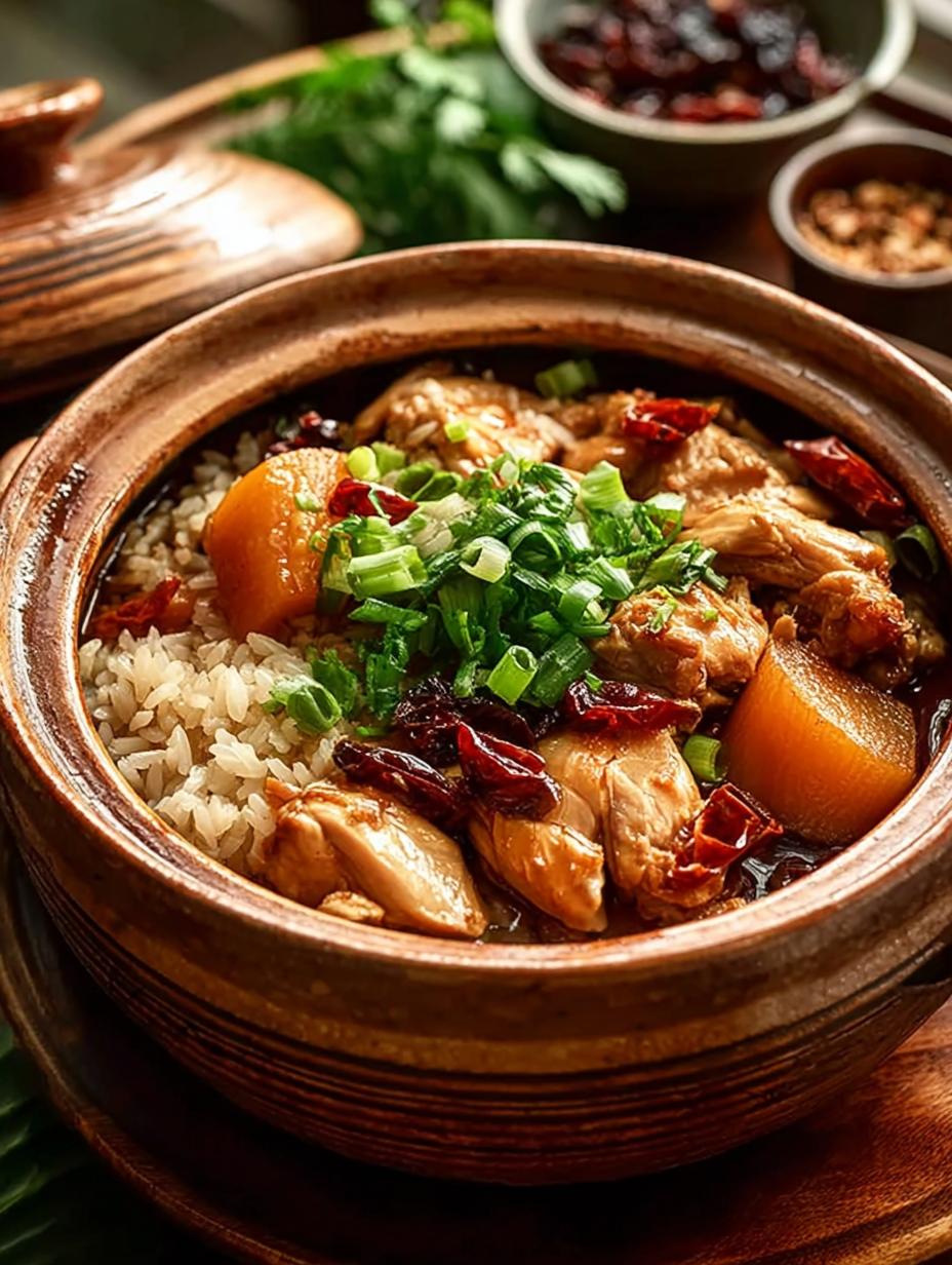 Savory Clay Pot Chicken Rice for Cozy Gatherings - Clay Pot Chicken Rice - main visual representation