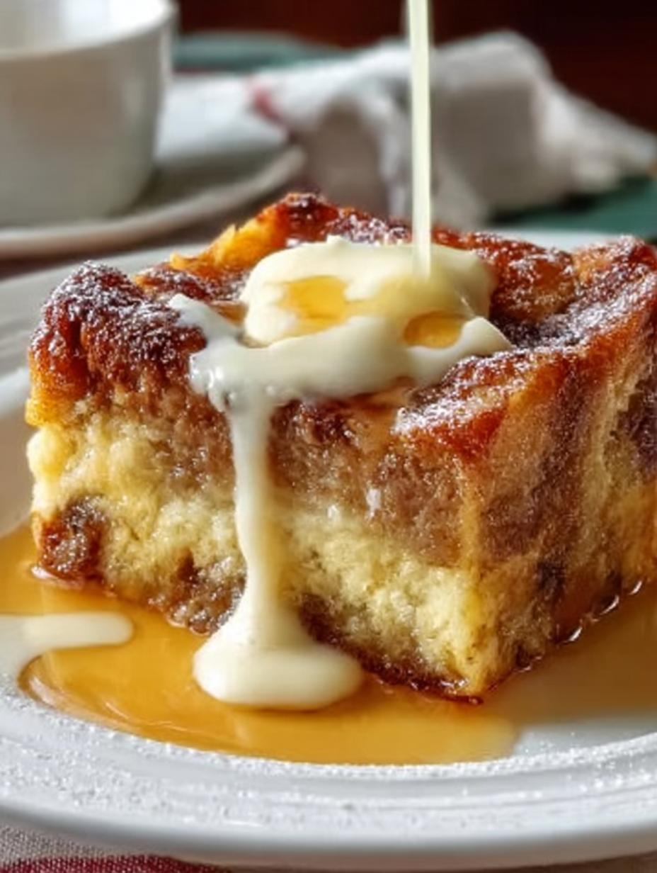 Condensed Milk Bread Pudding