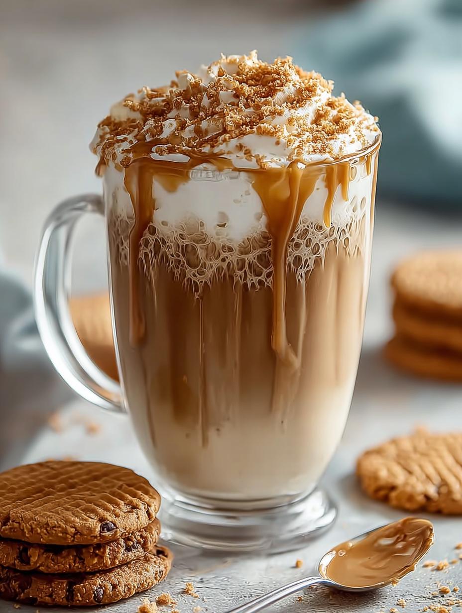 Amazing Cookie Butter Latte in Just 4 Minutes - Cookie Butter Latte - main visual representation