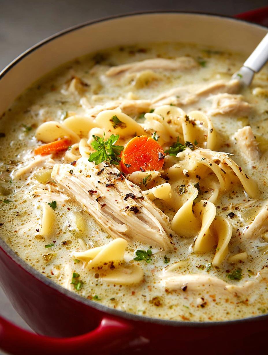 Creamy Chicken Noodle Soup