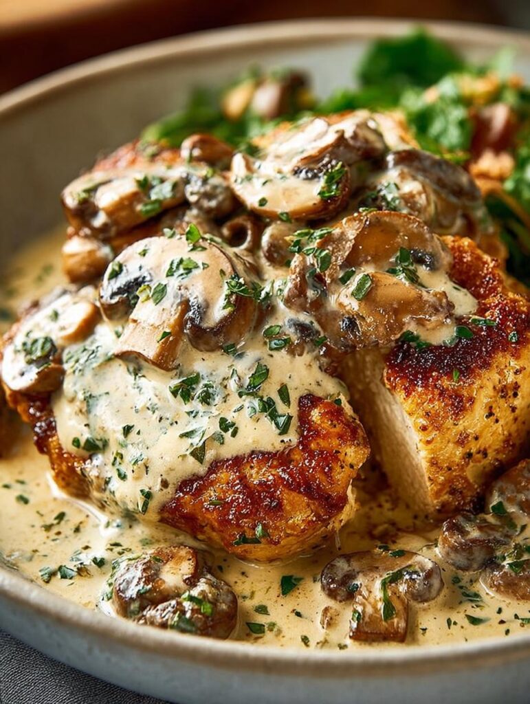 Creamy Mushroom Chicken