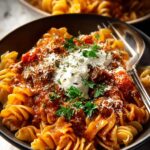 Creamy Tomato Beef Pasta