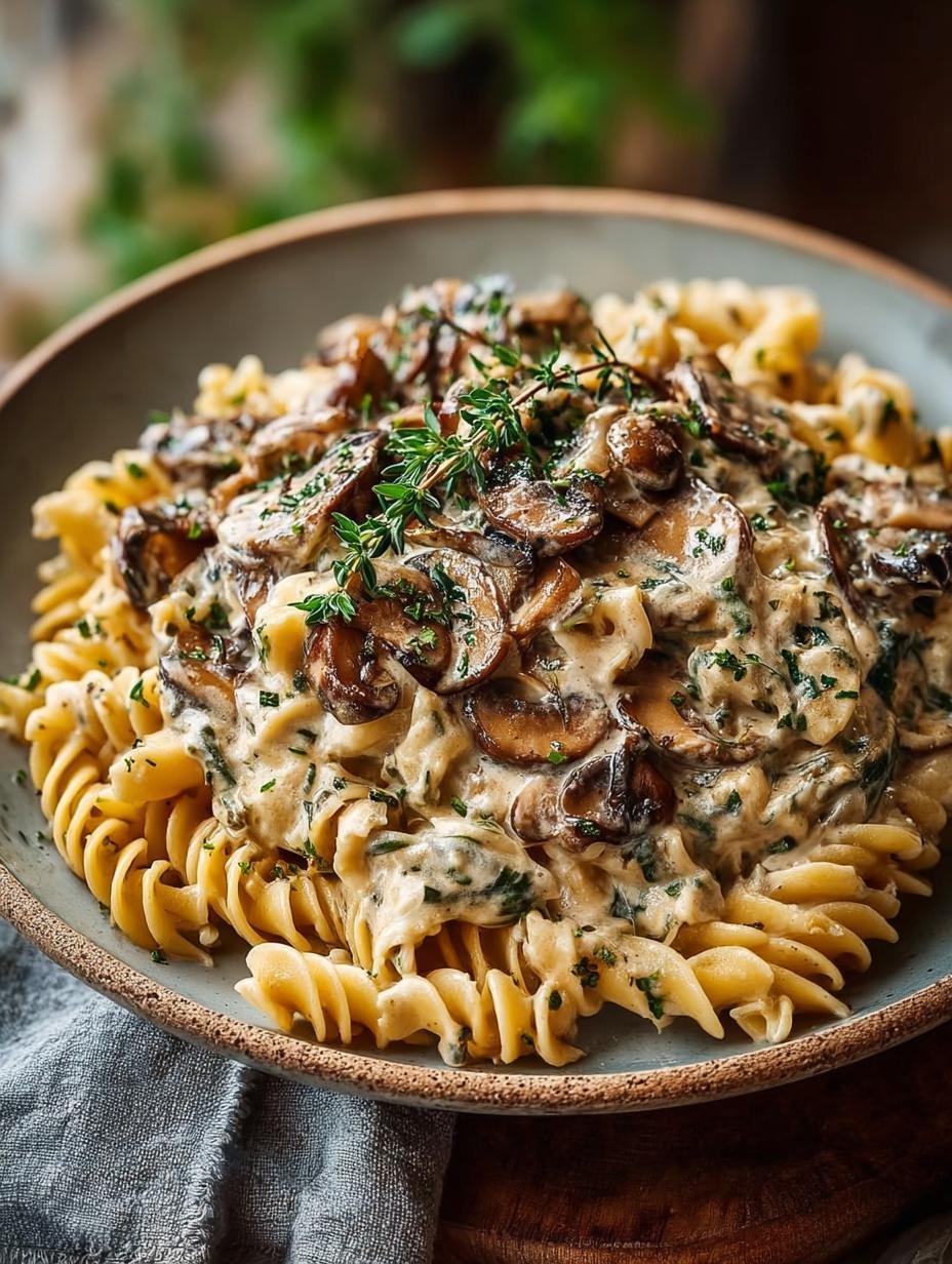 Creamy Vegan Mushroom Stroganoff: 10 Reasons to Love It - Creamy Vegan Mushroom Stroganoff - additional detail