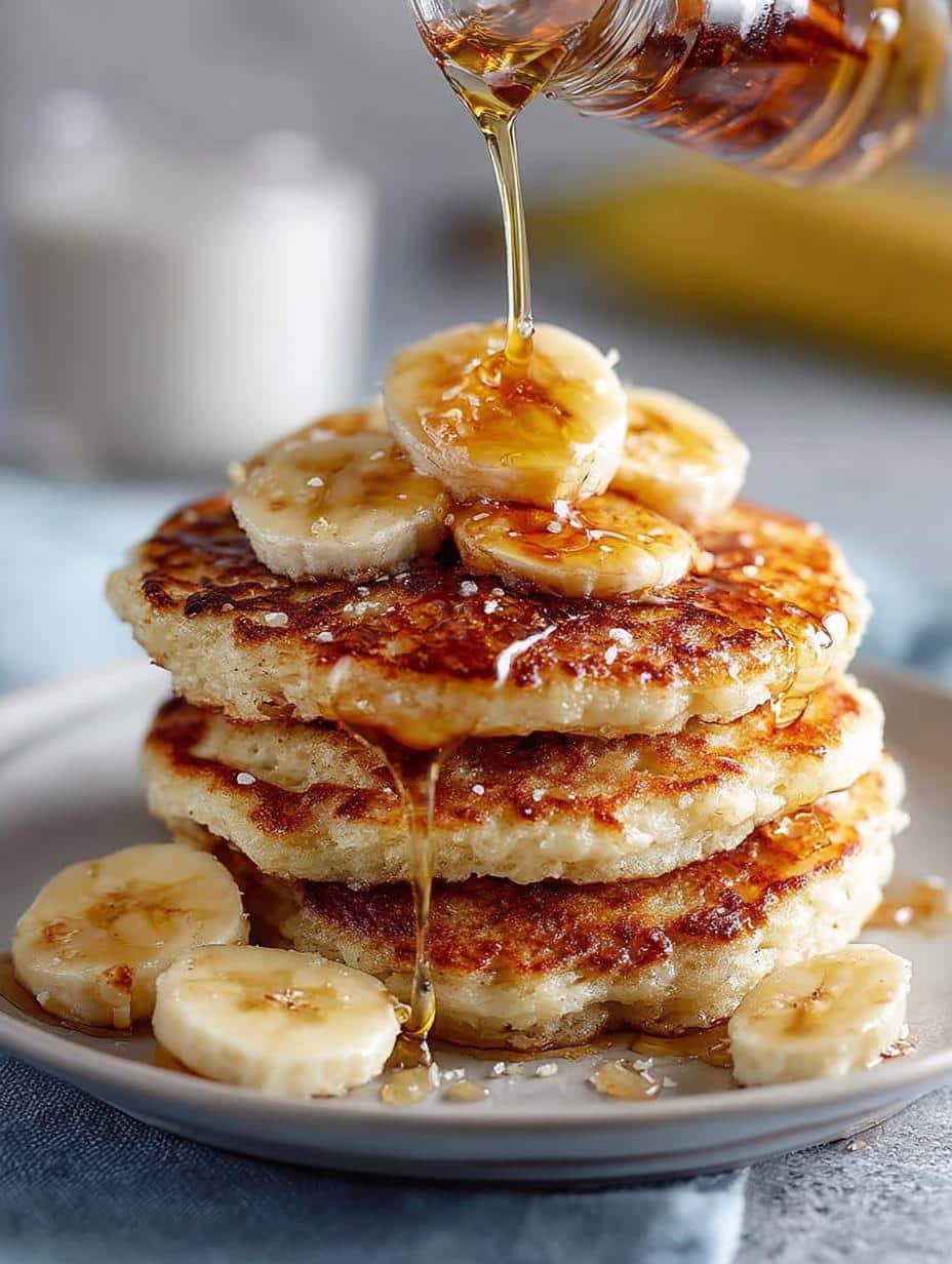 Delicious Fluffy Banana Pancakes Recipe for Breakfast 1 Fluffy Banana Pancakes