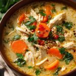 Ginger Coconut Chicken Soup