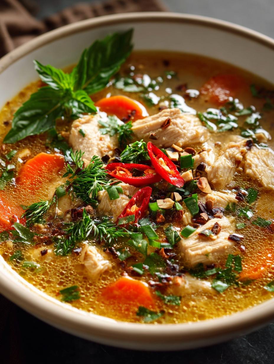 Healing Ginger Coconut Chicken Soup Recipe for Comfort - Ginger Coconut Chicken Soup - additional detail