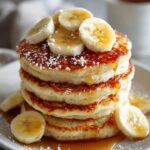 Healthy Banana Oatmeal Pancakes