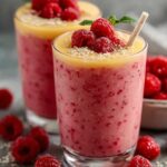 Healthy Mango Raspberry Smoothie