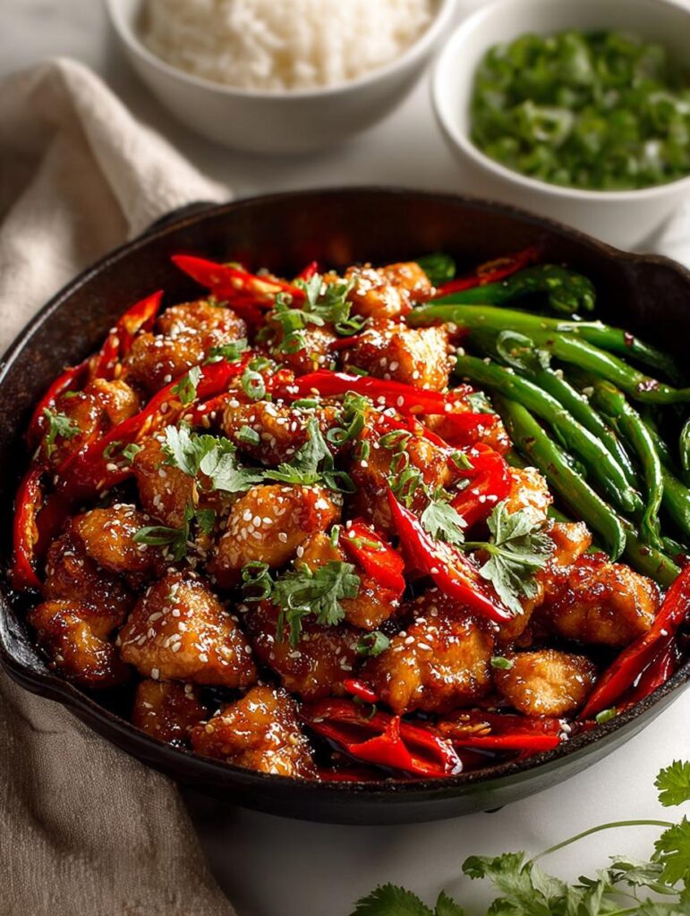 Healthy Orange Chicken Stir