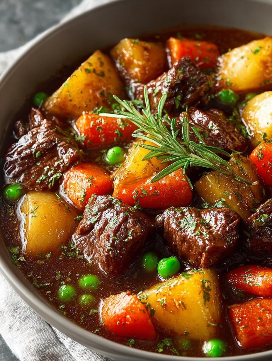 Hearty Beef Stew with Rich Flavor for Comforting Meals - Hearty Beef Stew with - additional detail