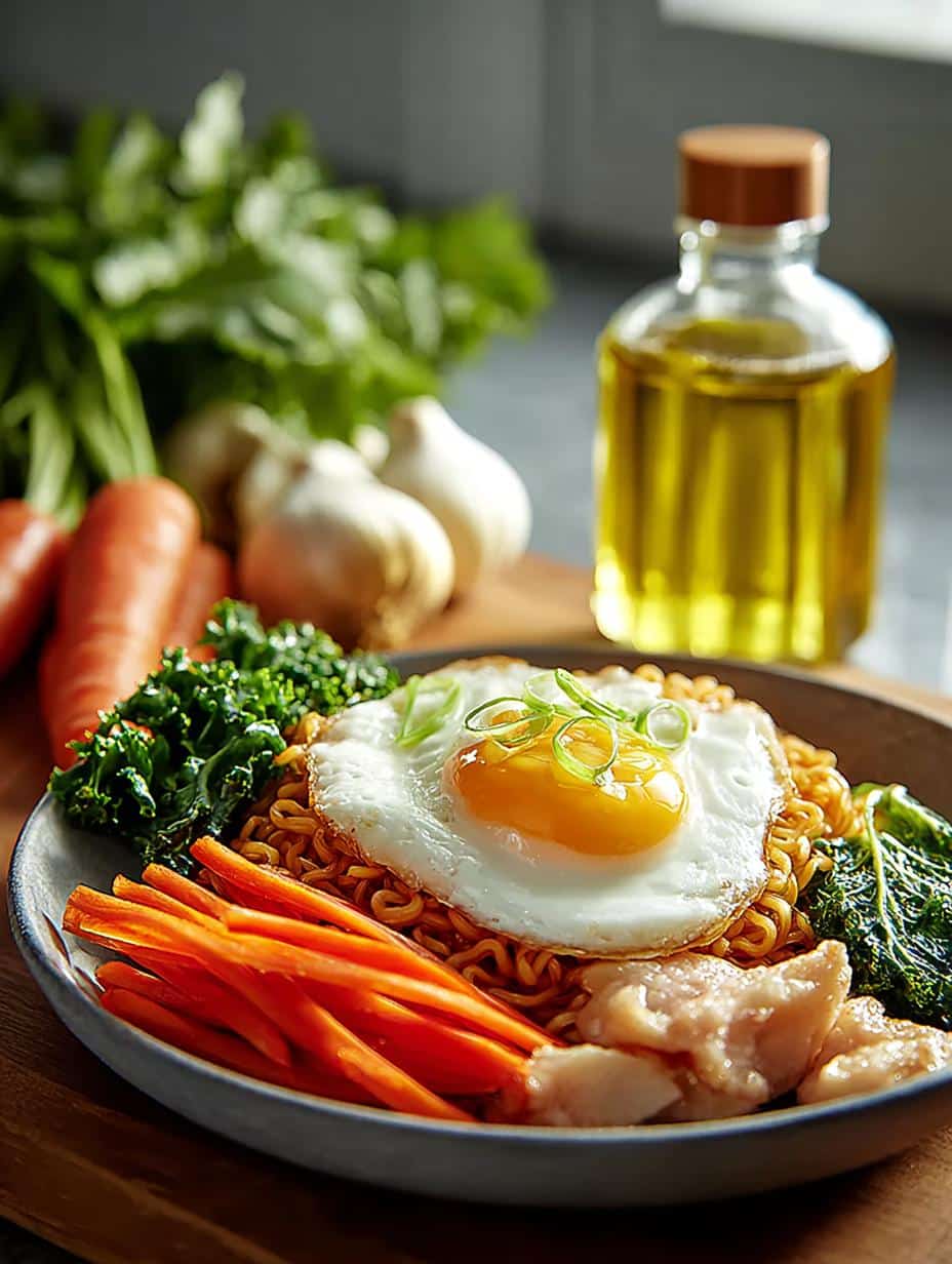 Delicious Korean Fried Noodles in Under 30 Minutes - Korean Fried Noodles - main visual representation