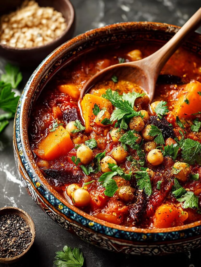 Moroccan Chickpea Stew with