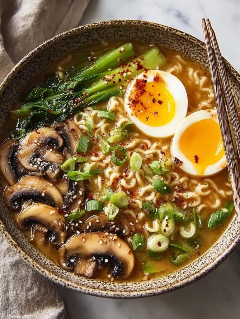 Mushroom Miso Ramen Noodle