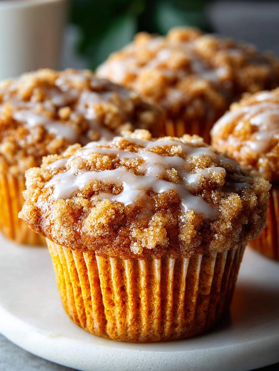 Pumpkin Crumb Cake Muffins: 17 Irresistible Fall Treats - Pumpkin Crumb Cake Muffins - additional detail