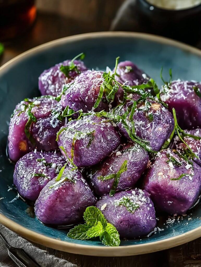 Purple Sweet Potato Gnocchi