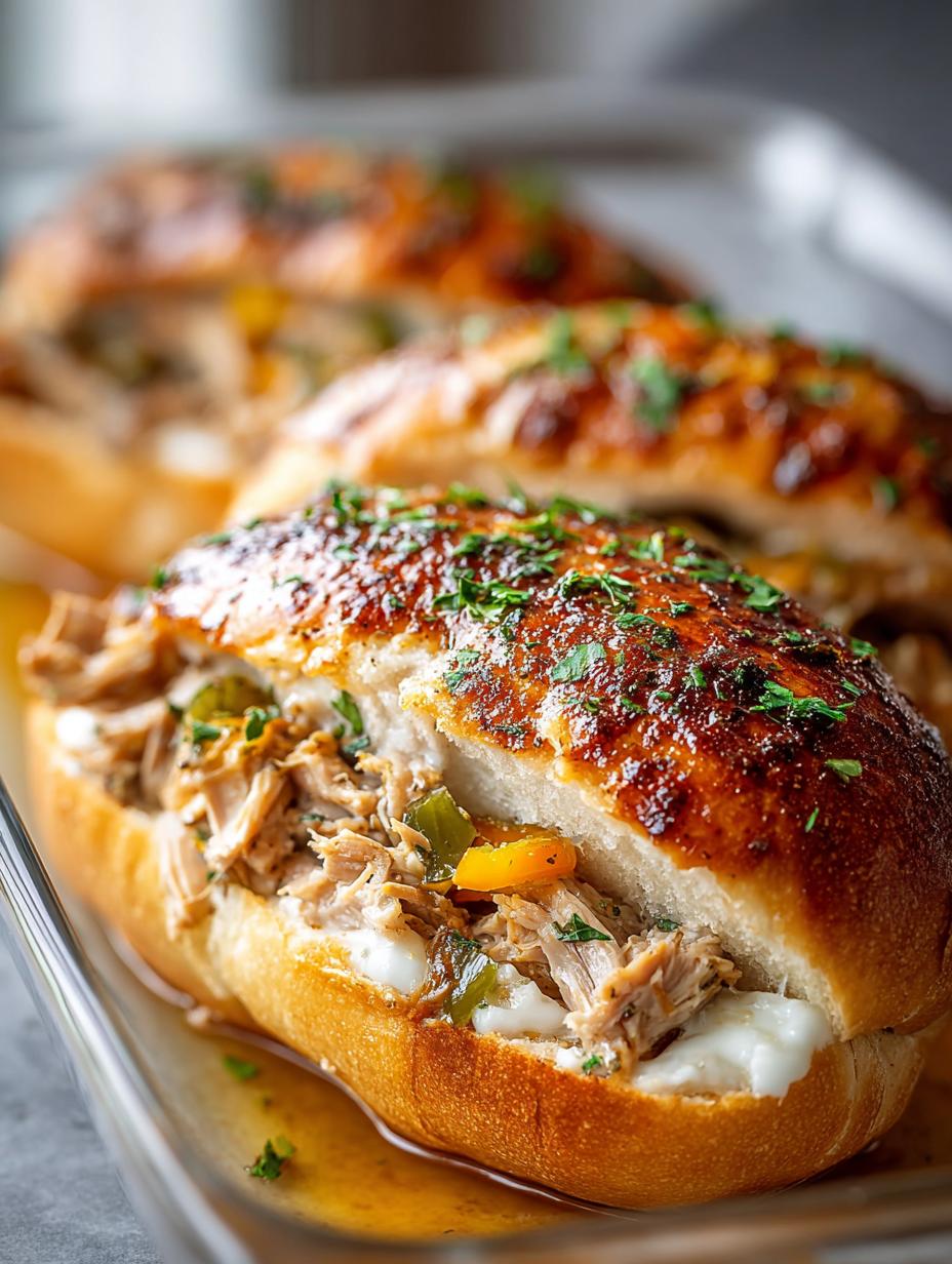 Slow Cooker Italian Chicken: 5 Flavorful Sandwiches - Slow Cooker Italian Chicken - main visual representation